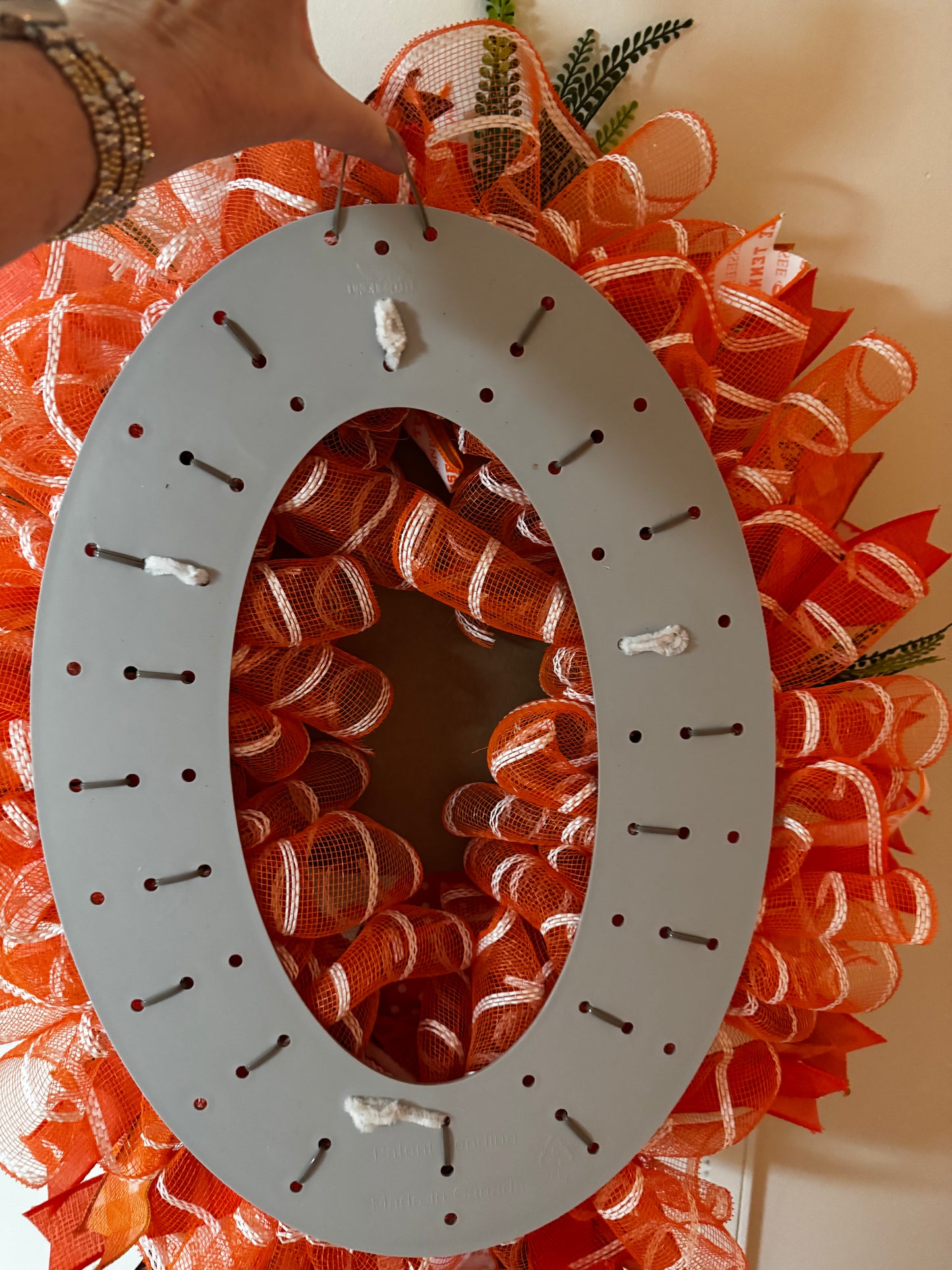 University of Tennessee Wreath, UT Vols Football Wreath, UT Vols Wreath, UT Football Wreath, Round University of Tennessee Wreath, Tennessee Ribbon, Fall Decor, Gift