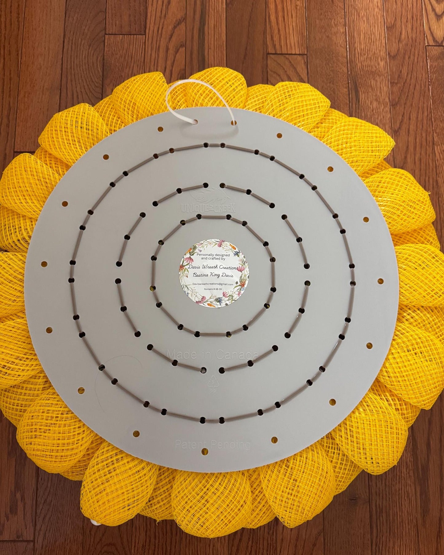 Sunflower petal wreath  Front Door Wreath Summer Wreath Between Storm Door