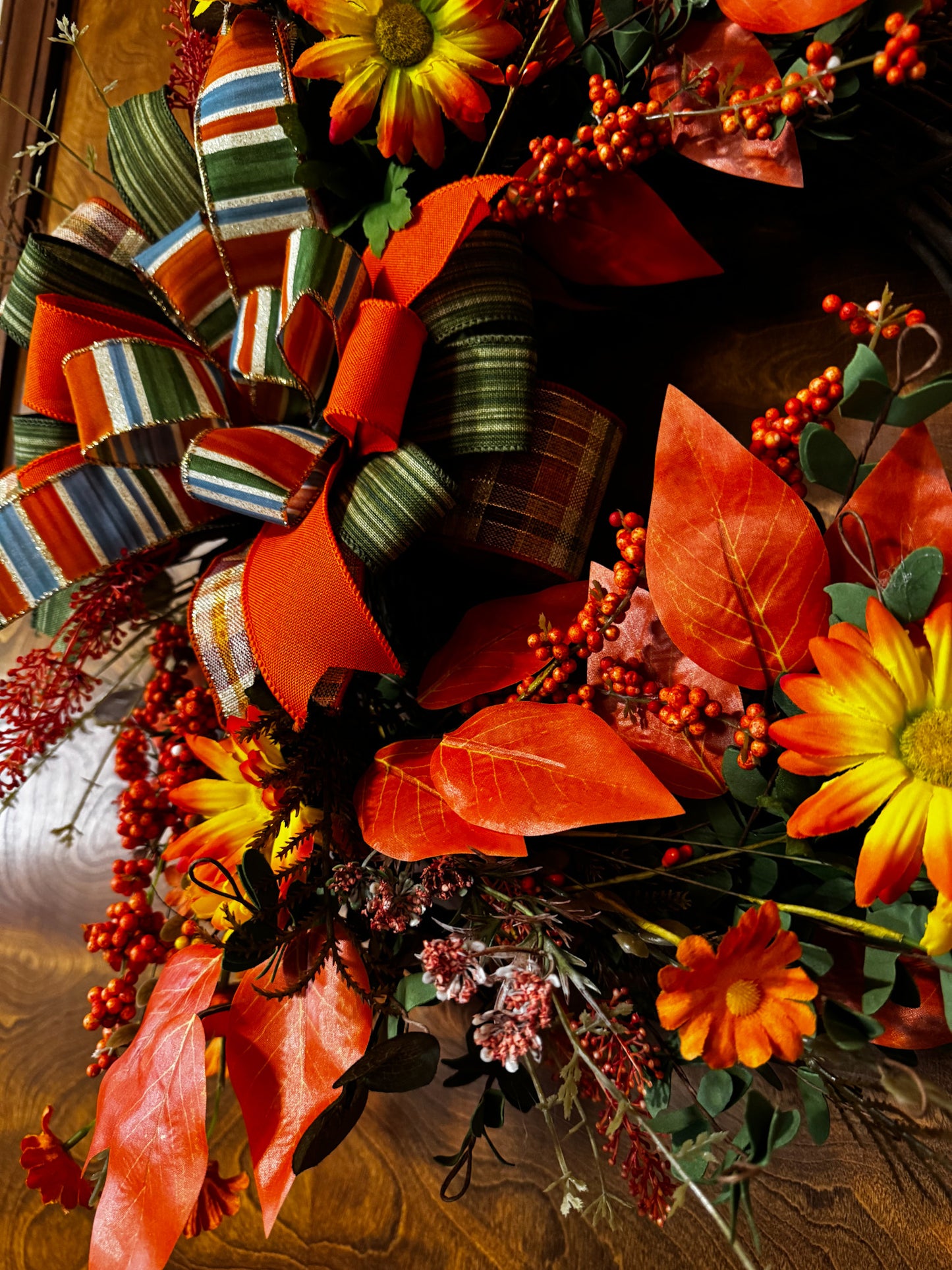 Welcome fall into your home with this Handmade Fall Wreath for Front Door-bursting with vibrant autumn charmsA!