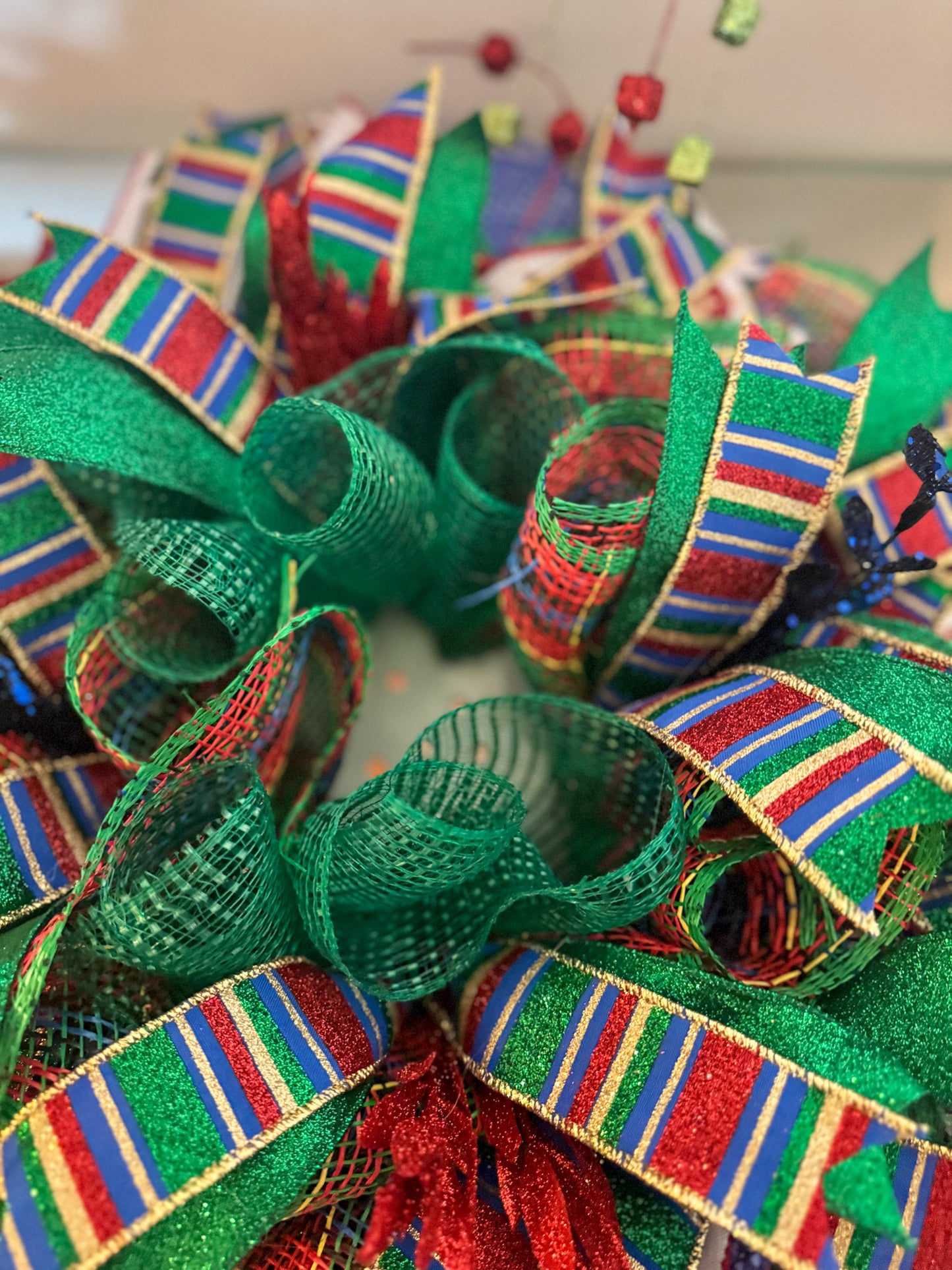 Gingerbread Peppermint Christmas Centerpiece