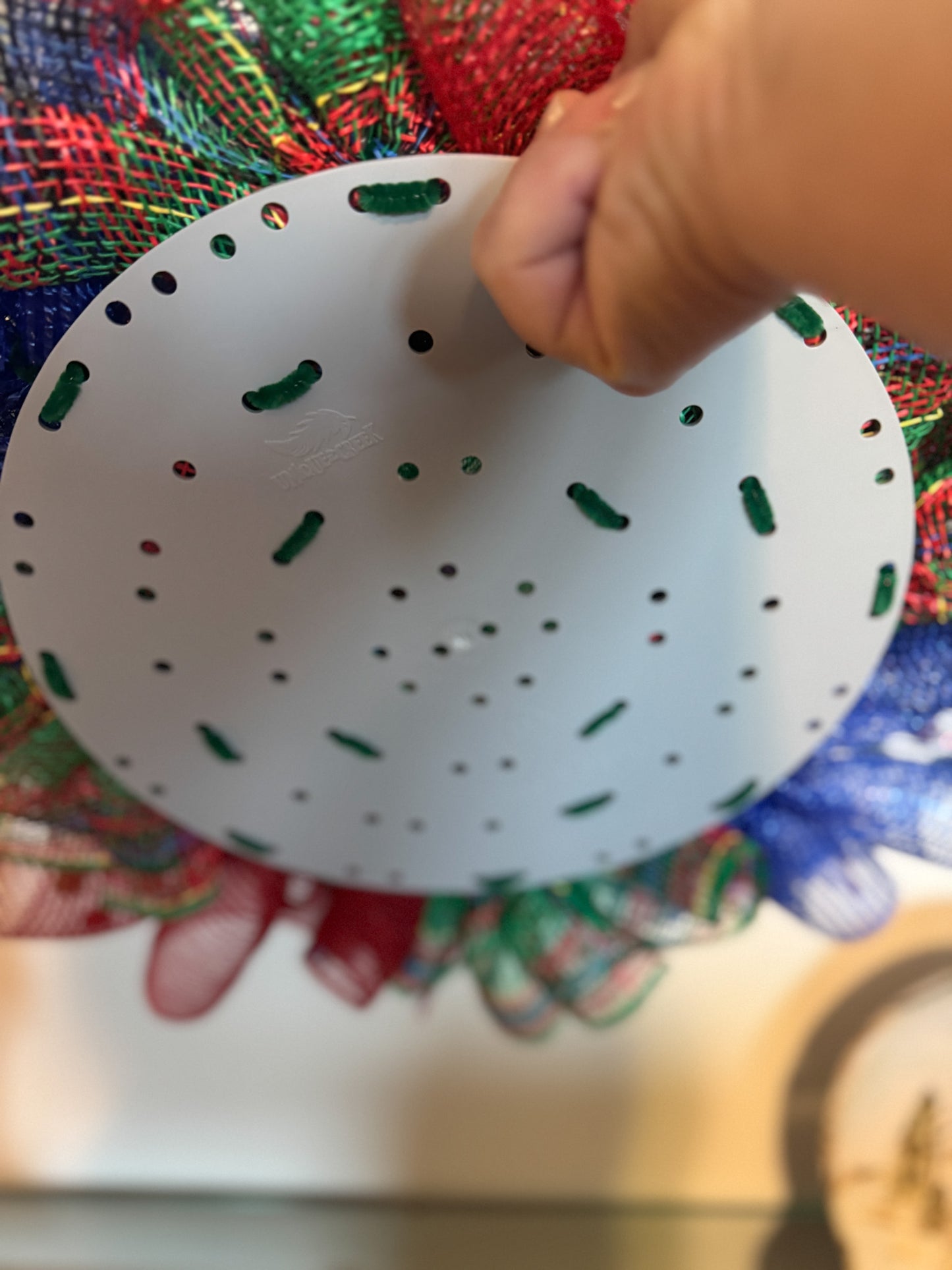 Gingerbread Peppermint Christmas Centerpiece